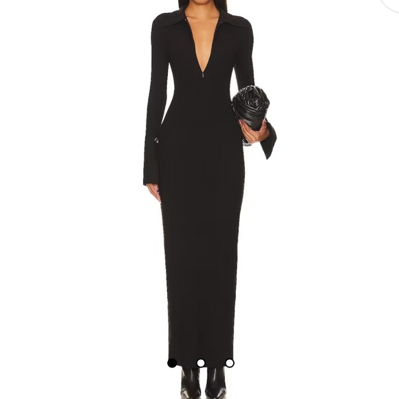 The Line by K Dresses & Skirts - Candela Maxi Dress in Black The Line by K